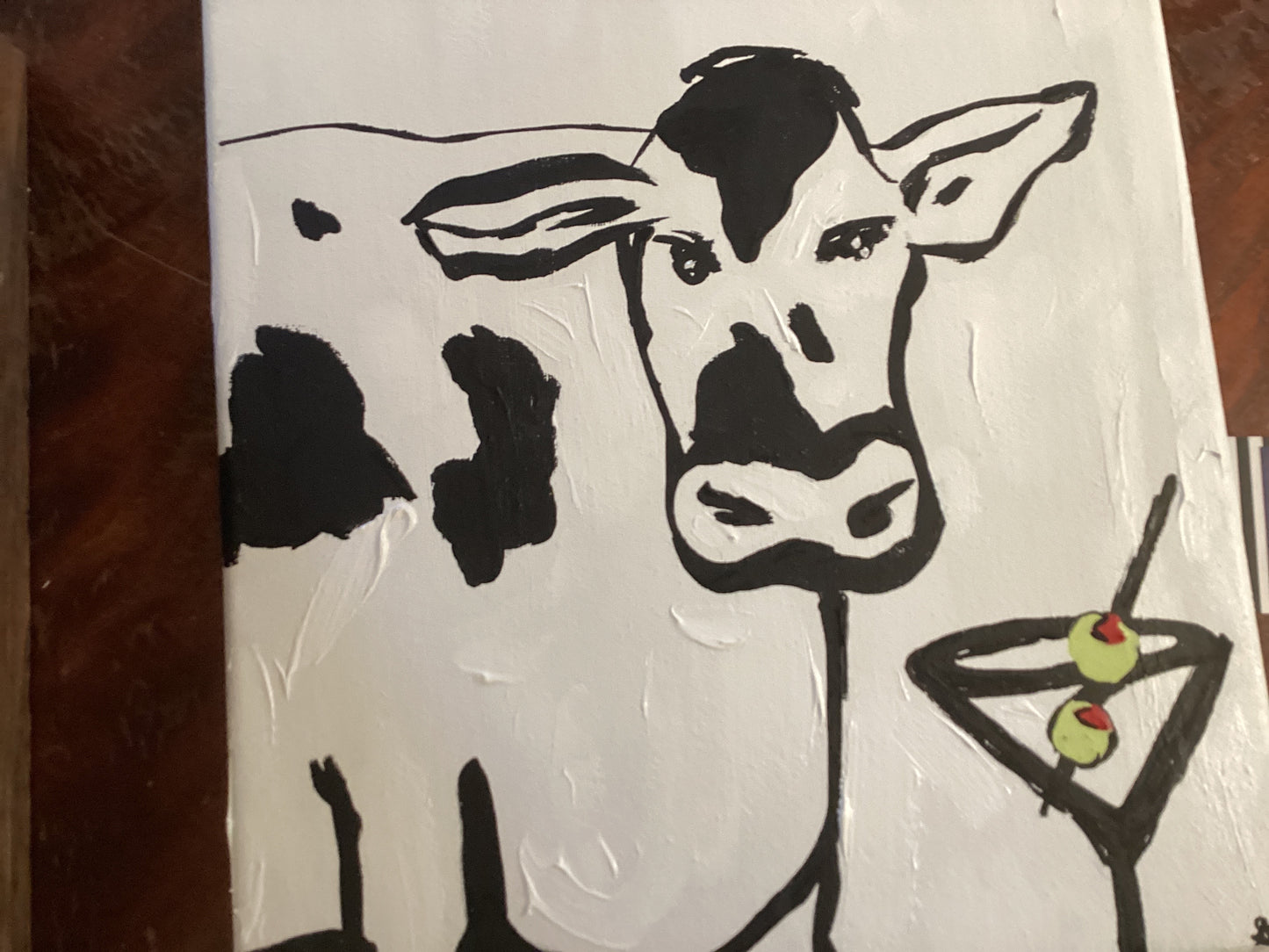 Cow Martini ArtByGrayce