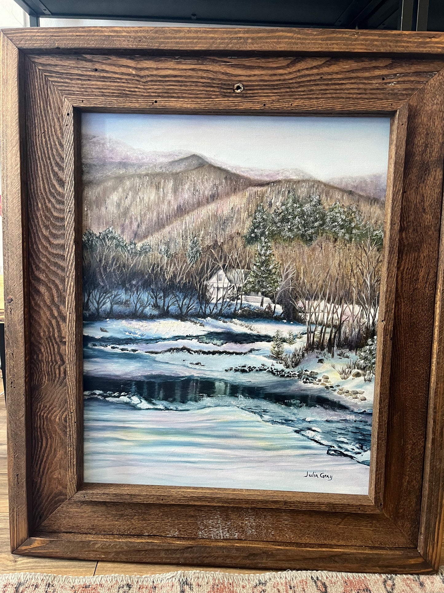 Winter in New Hampshire by Julia Gray