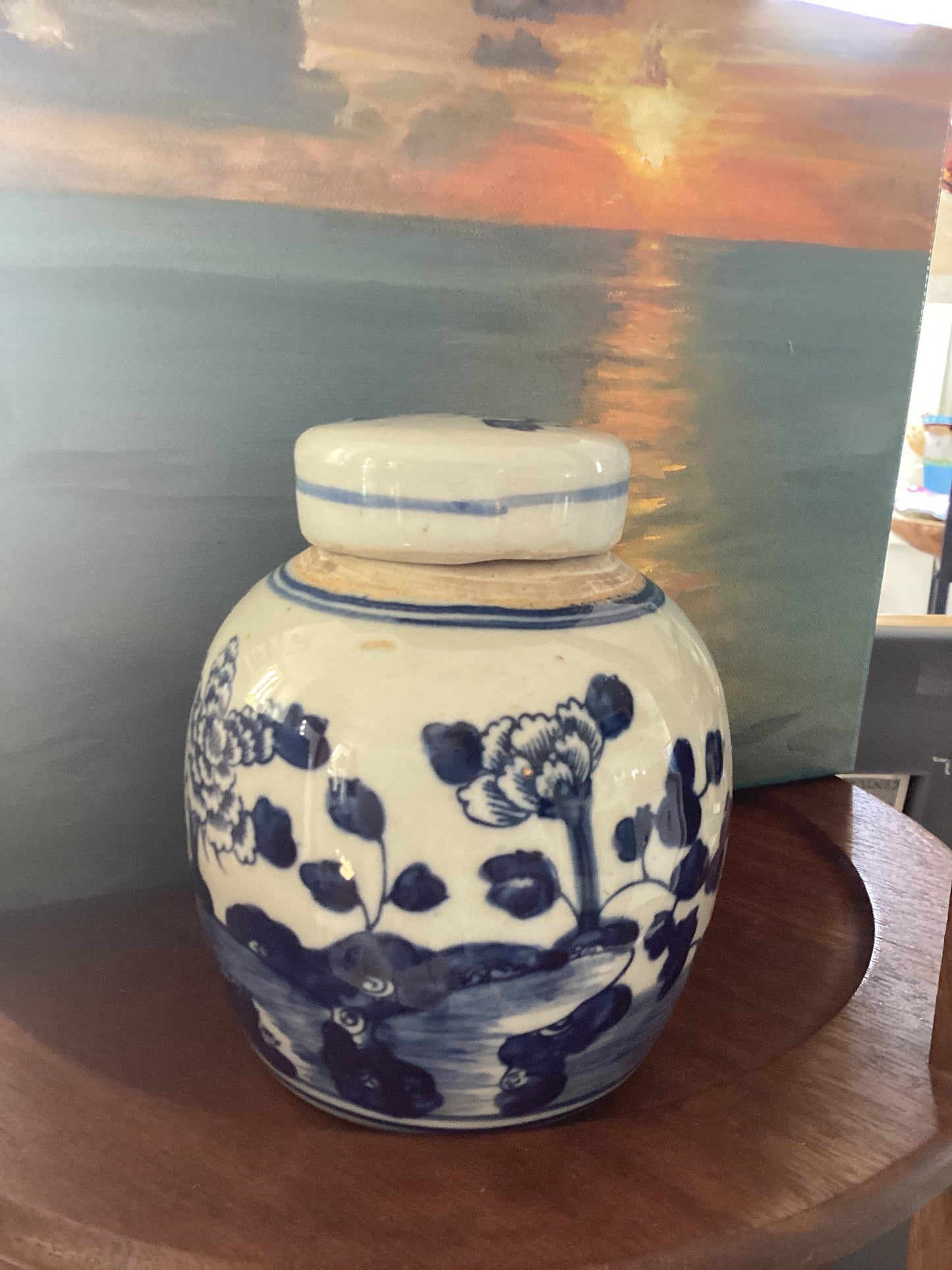 Blue & White Mini Jar