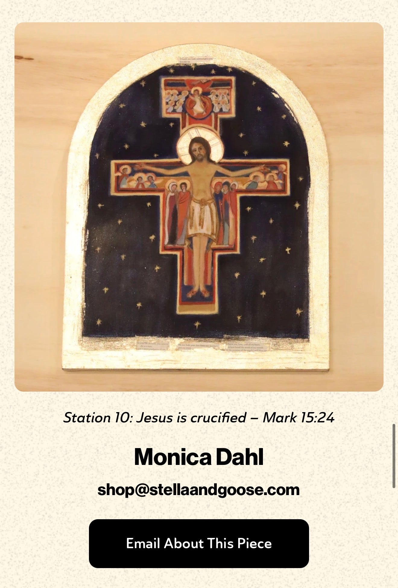Station 10: Jesus is Crucified-Mark 15:24
