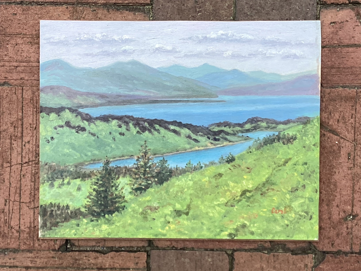 Mountain Scene by Carol Howdyshell