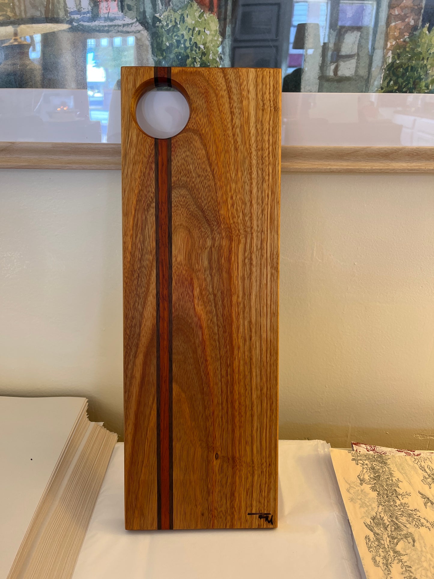 Canary Wood Serving Board by Rick Morse