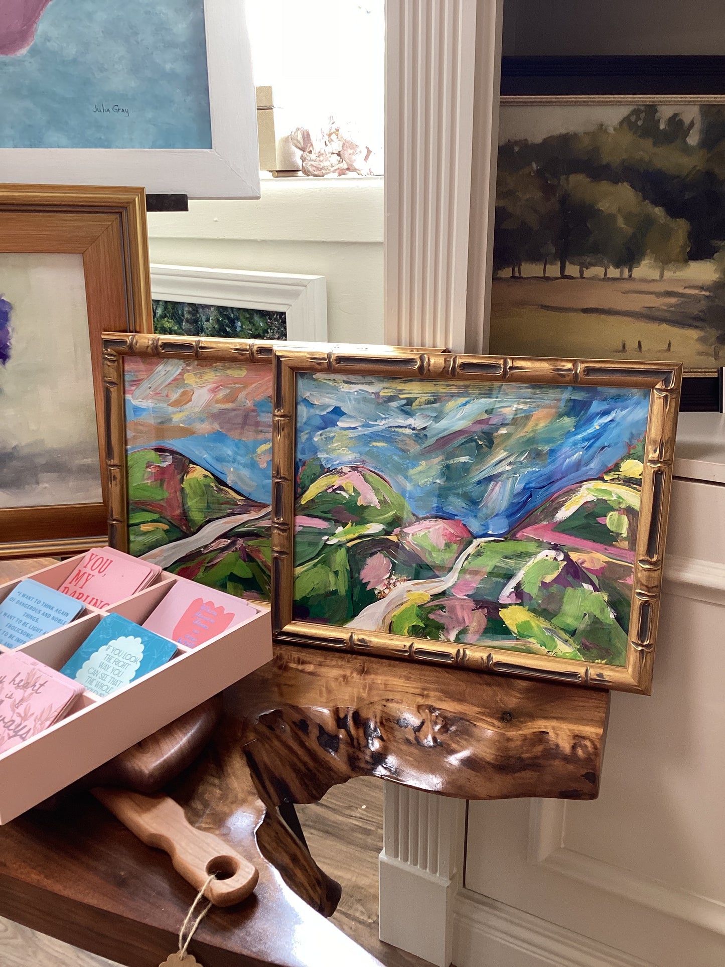 Landscape ArtByGrayce framed