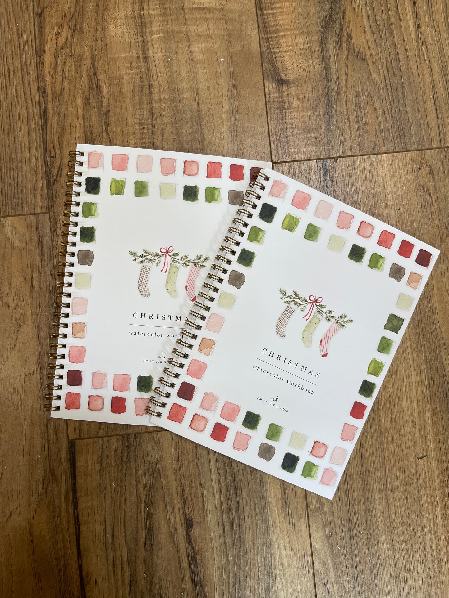 Emily Lex Christmas Watercolor Workbooks