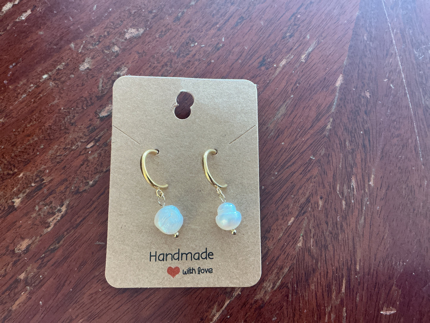 Handmade Pearl Earrings