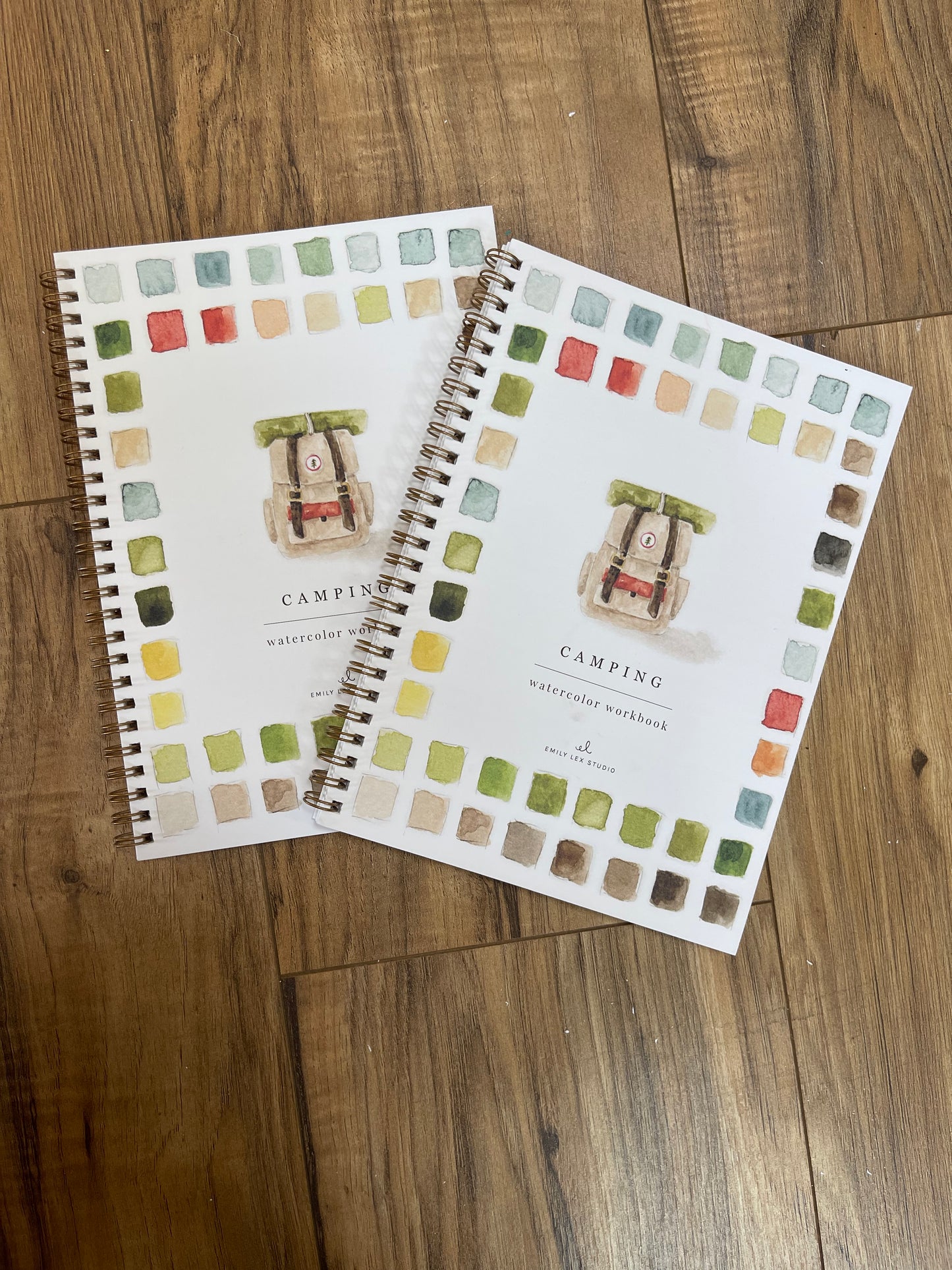 Emily Lex Camping Watercolor Workbook