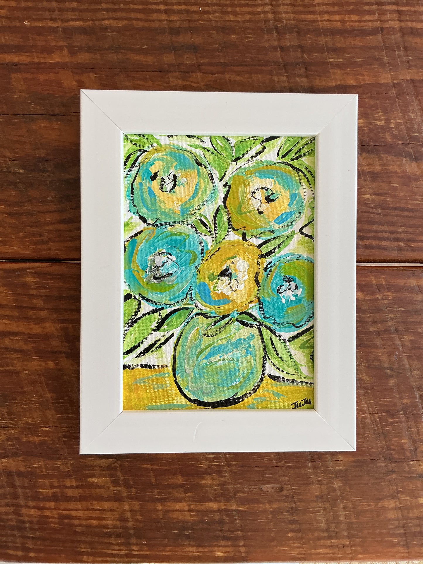 Abstract Floral by Juju - 5x7