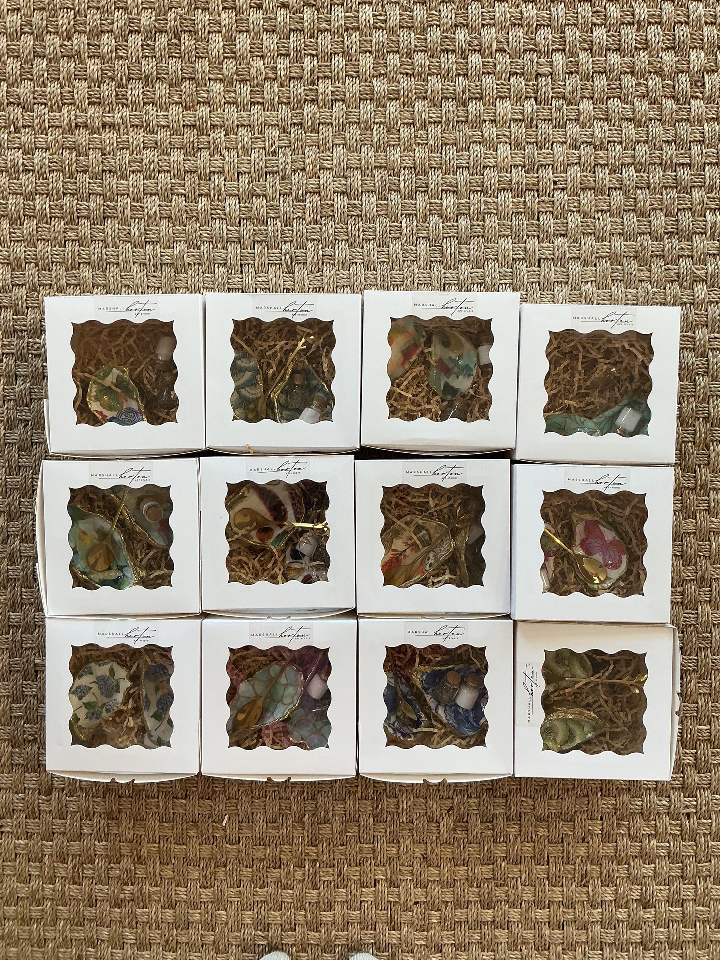 Oyster Salt & Pepper Boxes by Marshall Horton