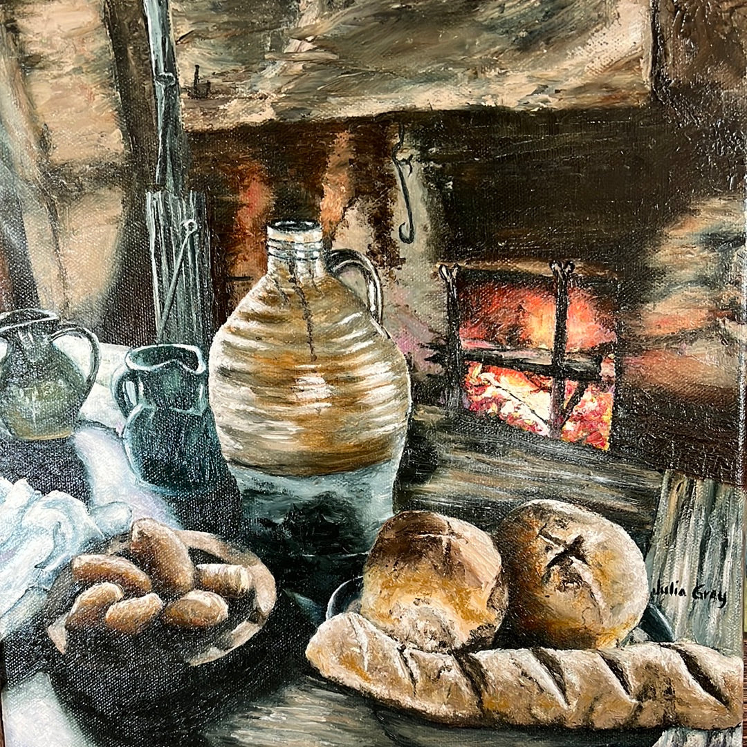 Inside the cabin by Julia Gray