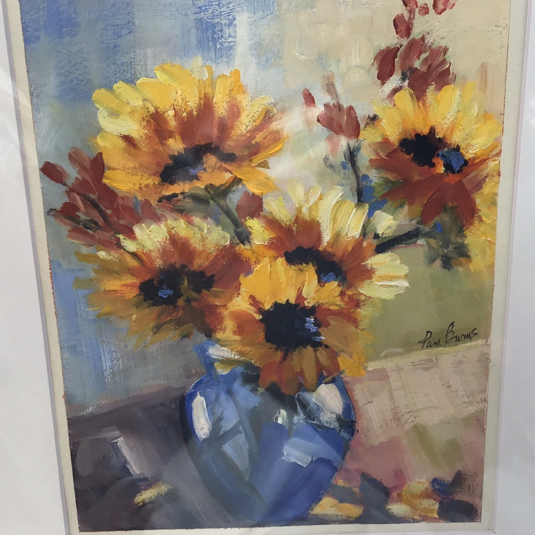 Hope in a Blue Vase by Pam Burns