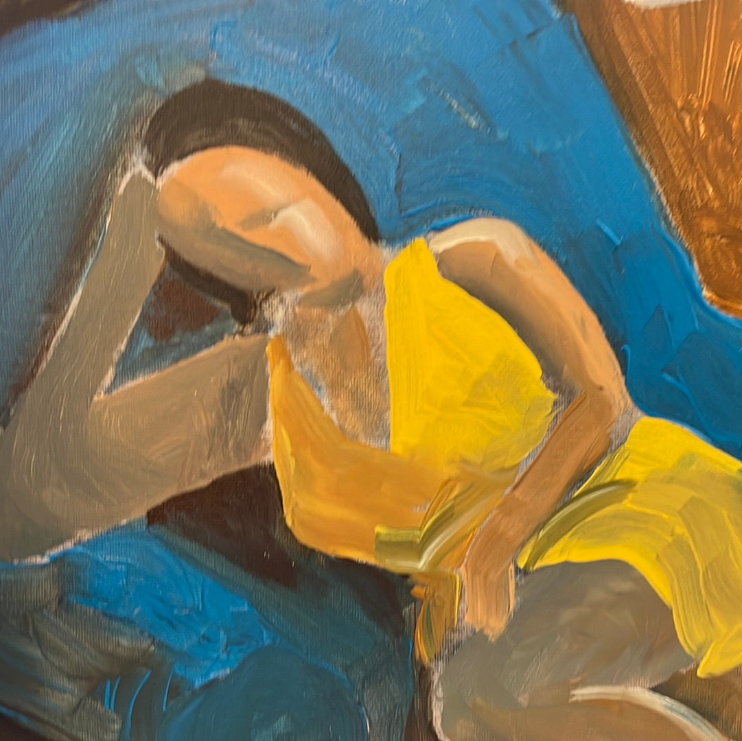 Reclining Woman by Ron Brown