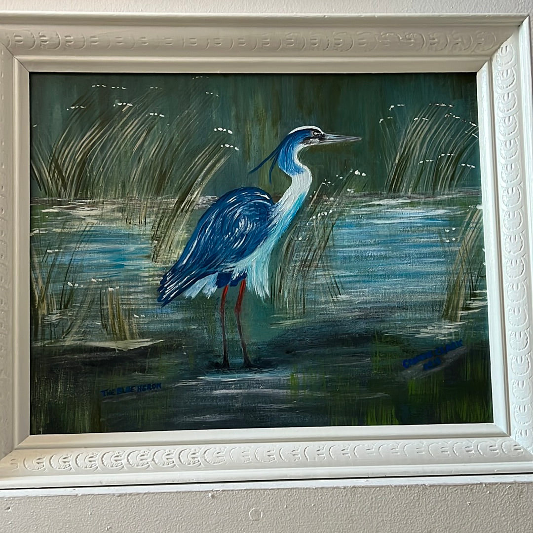 The Blue Heron by Connie Clark