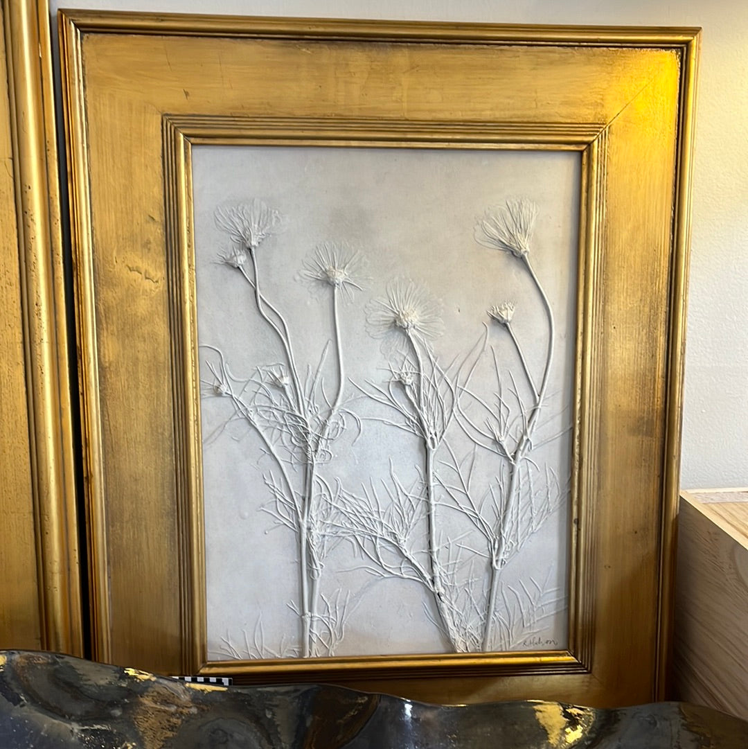 Beautiful Plaster Flowers by Rebecca Hudson