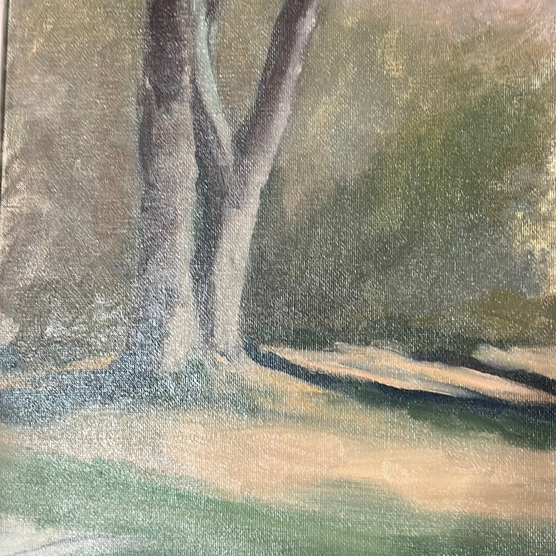 Study of Tree Trunks by Nancy O’Neal