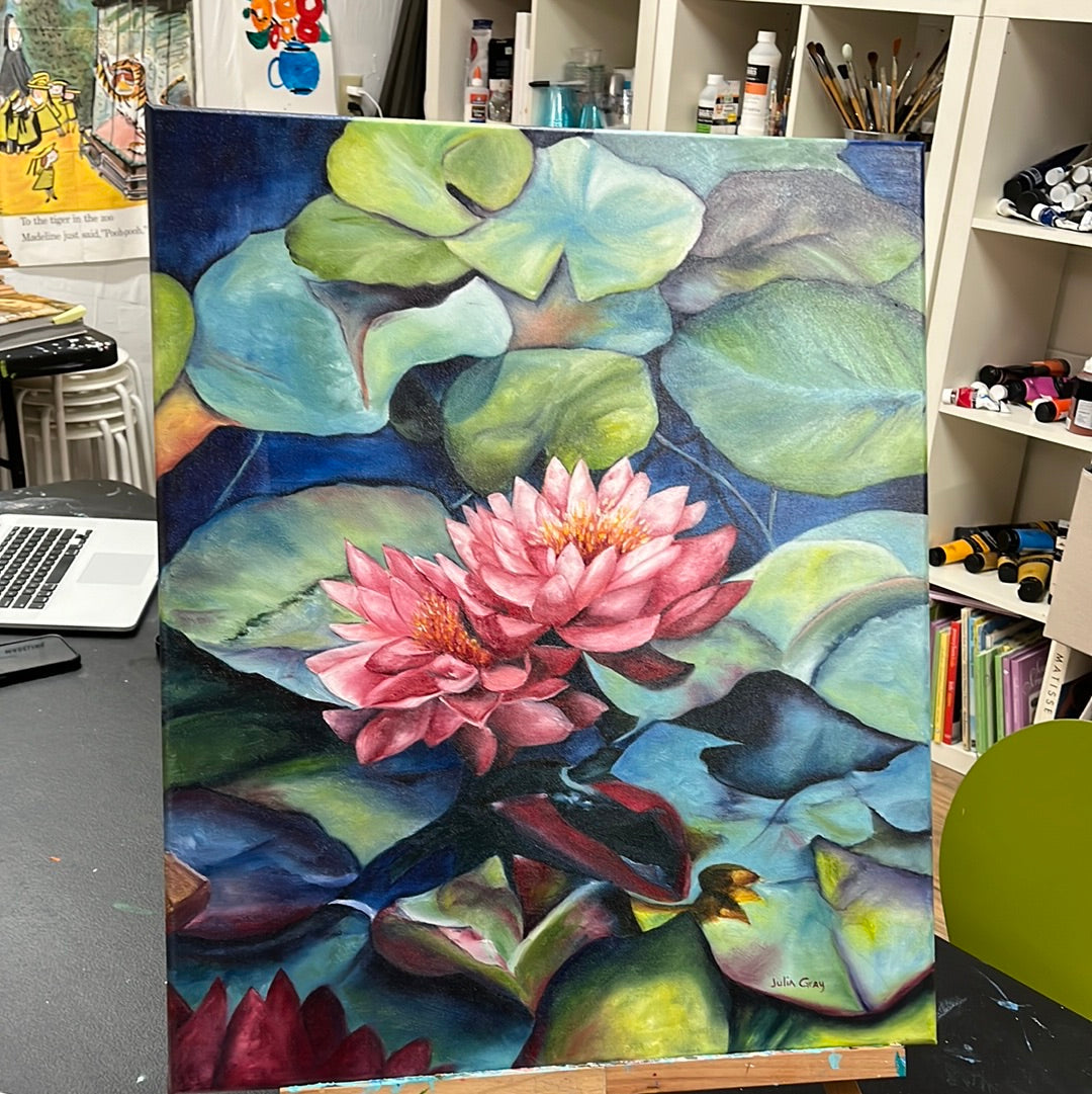 Water Lillie’s2 by Julia Gray