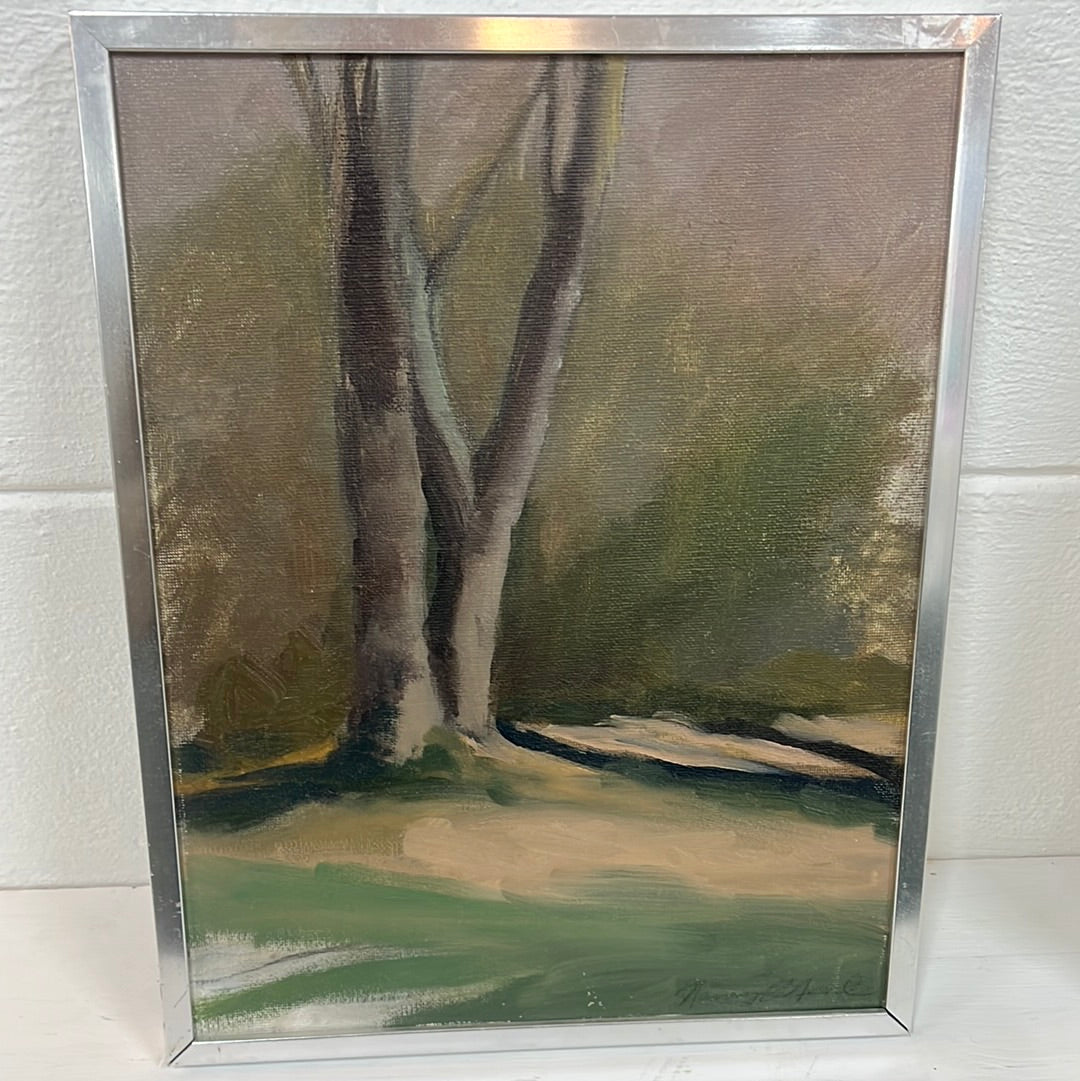 Study of Tree Trunks by Nancy O’Neal