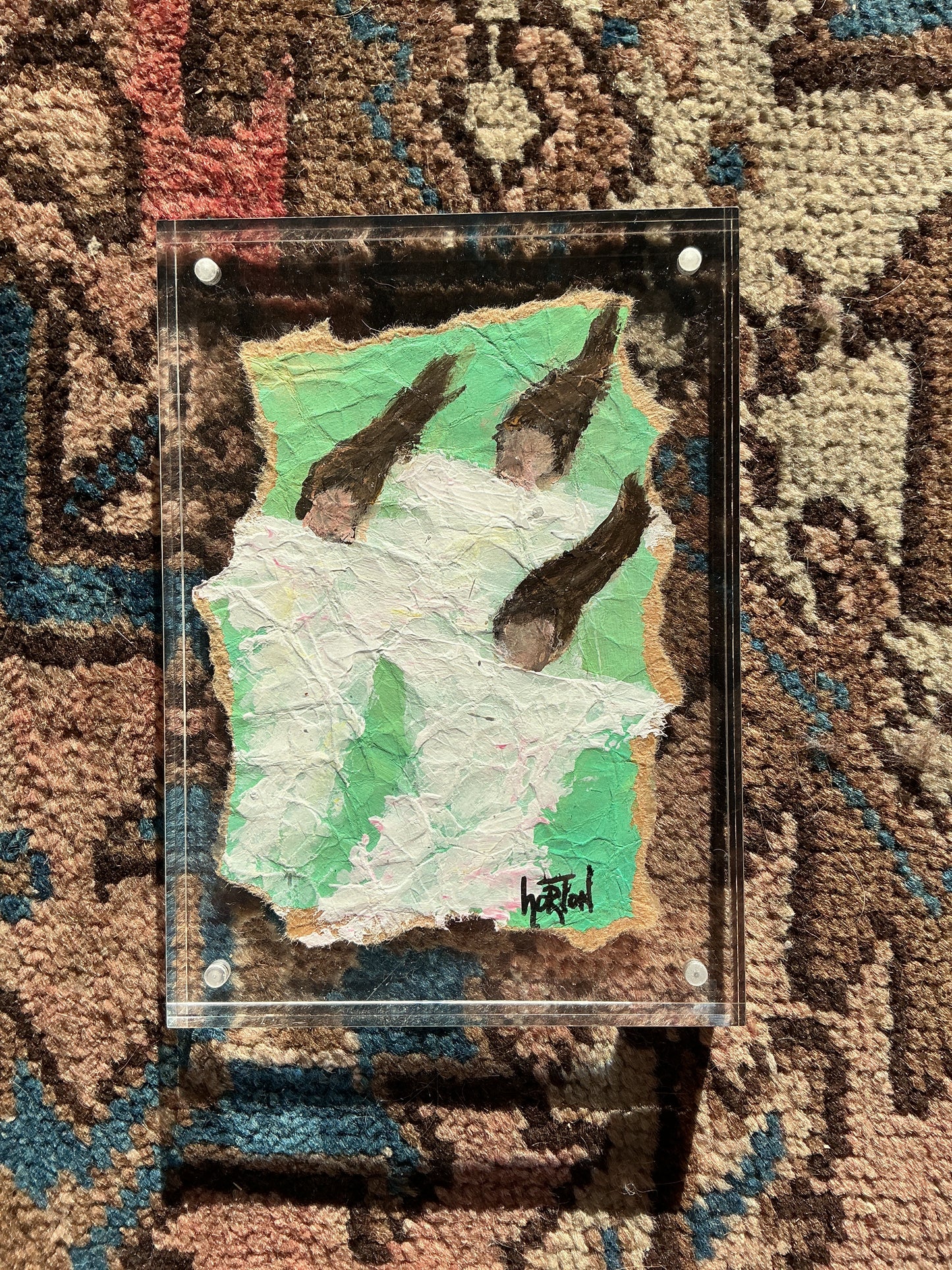 Acrylic framed angel 5 x 7