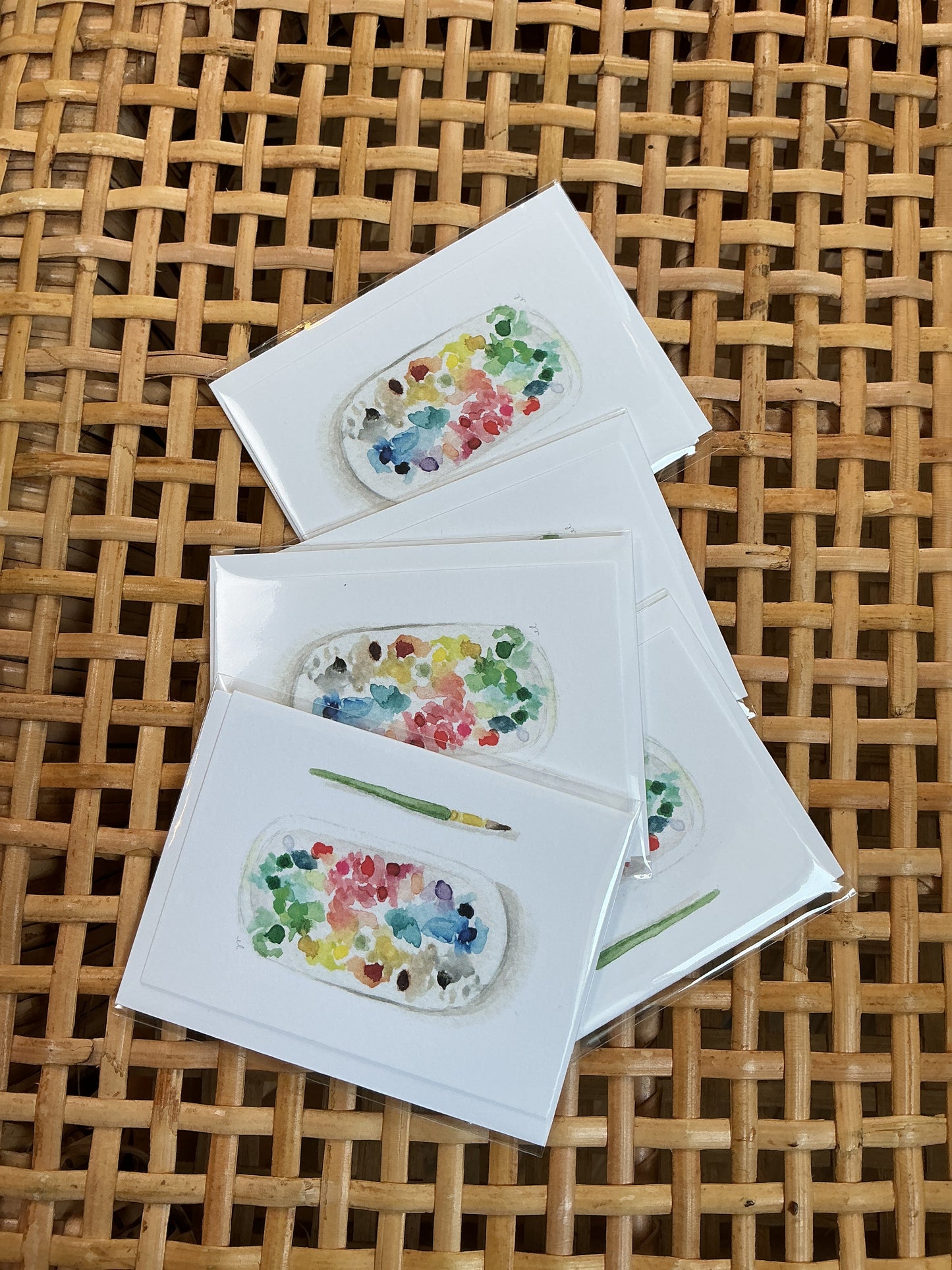 Emily Lex - Paint Palette Mini Notecard