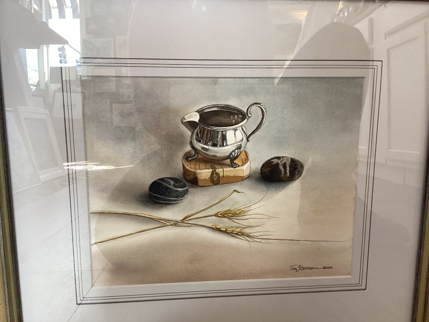 Tin and rock watercolor Tim stevenson