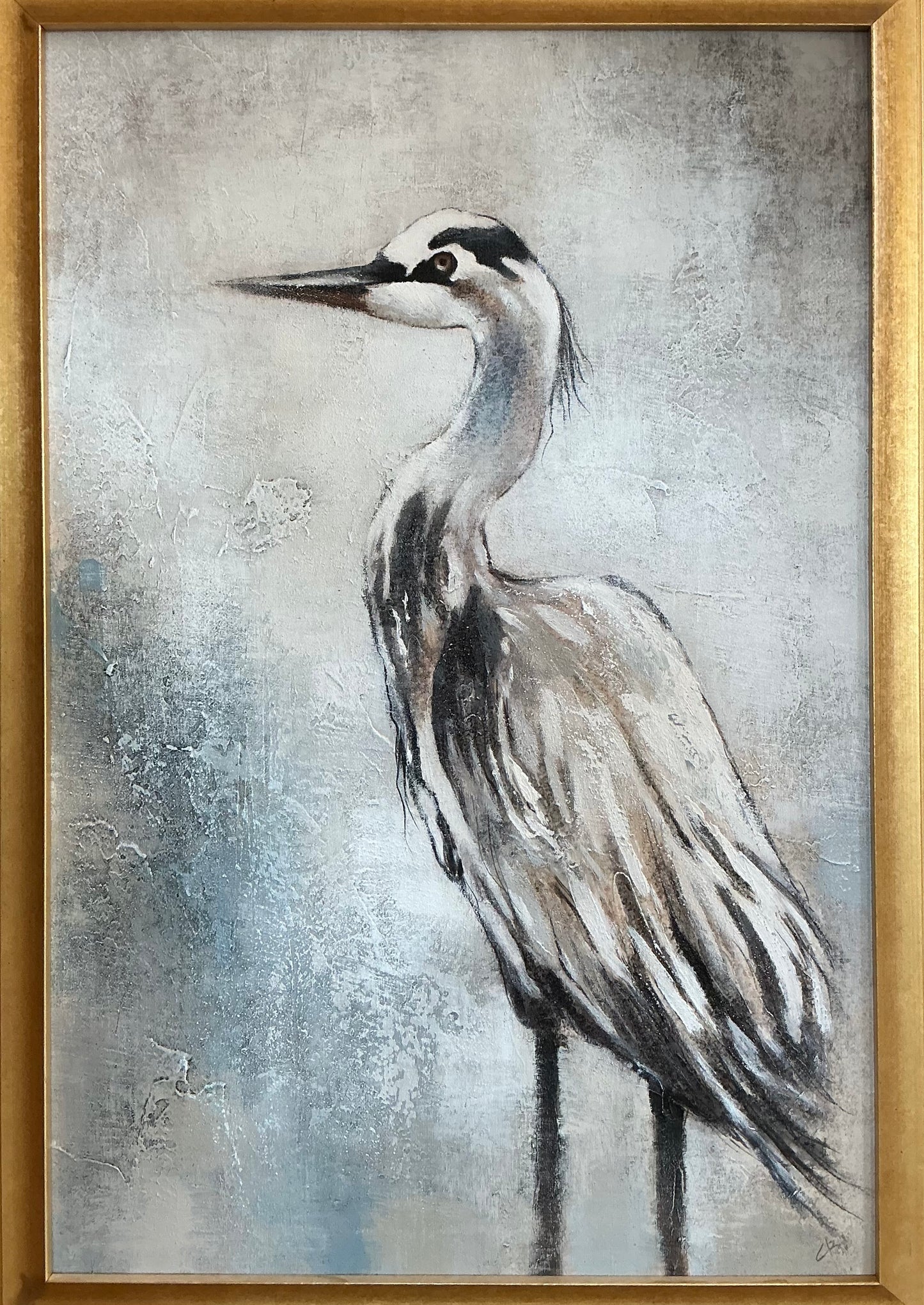 Crane at Dusk