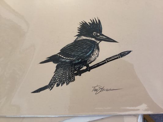 Lithograph bird Tim stevenson