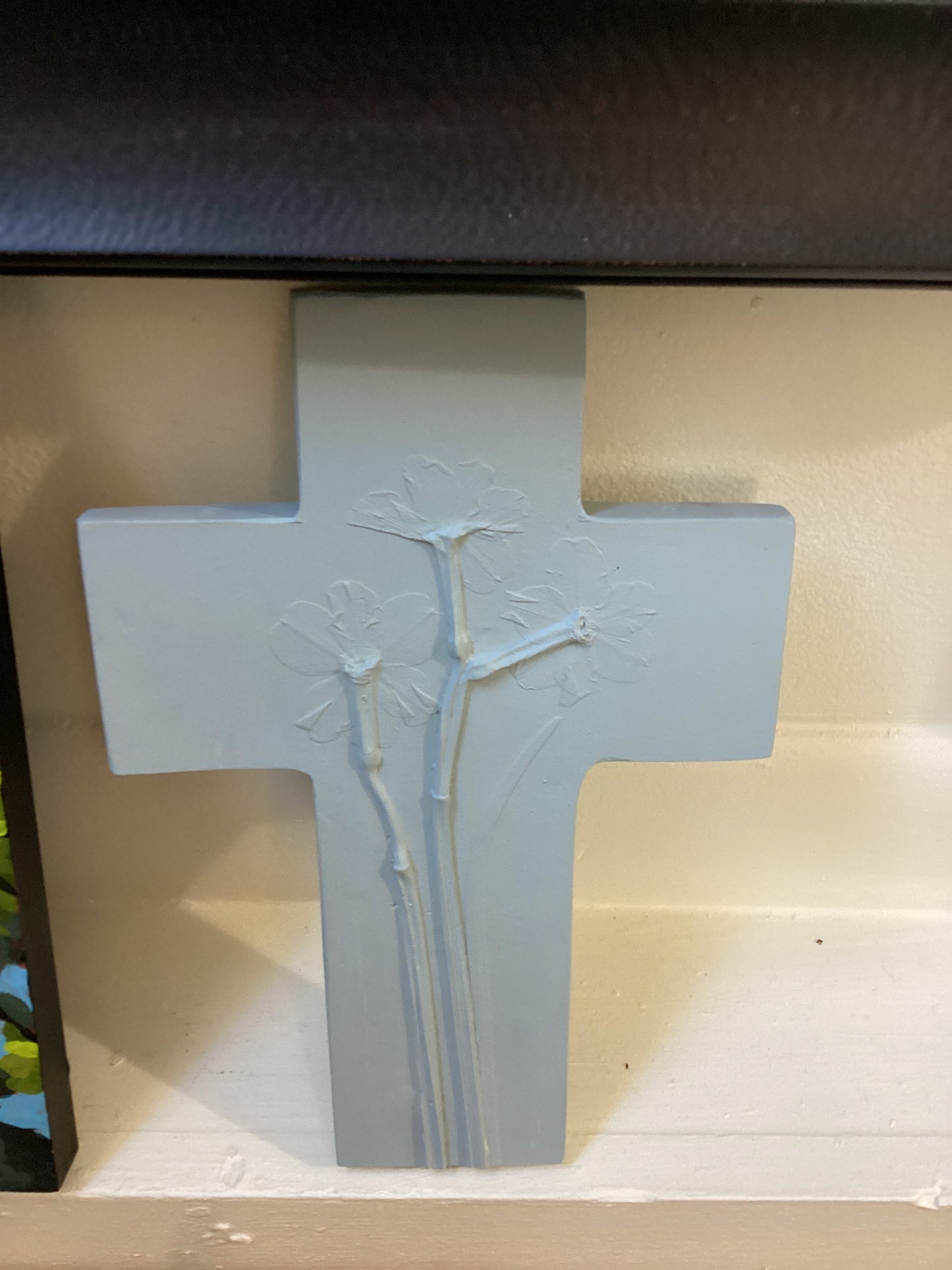 RH cross plaster flowers