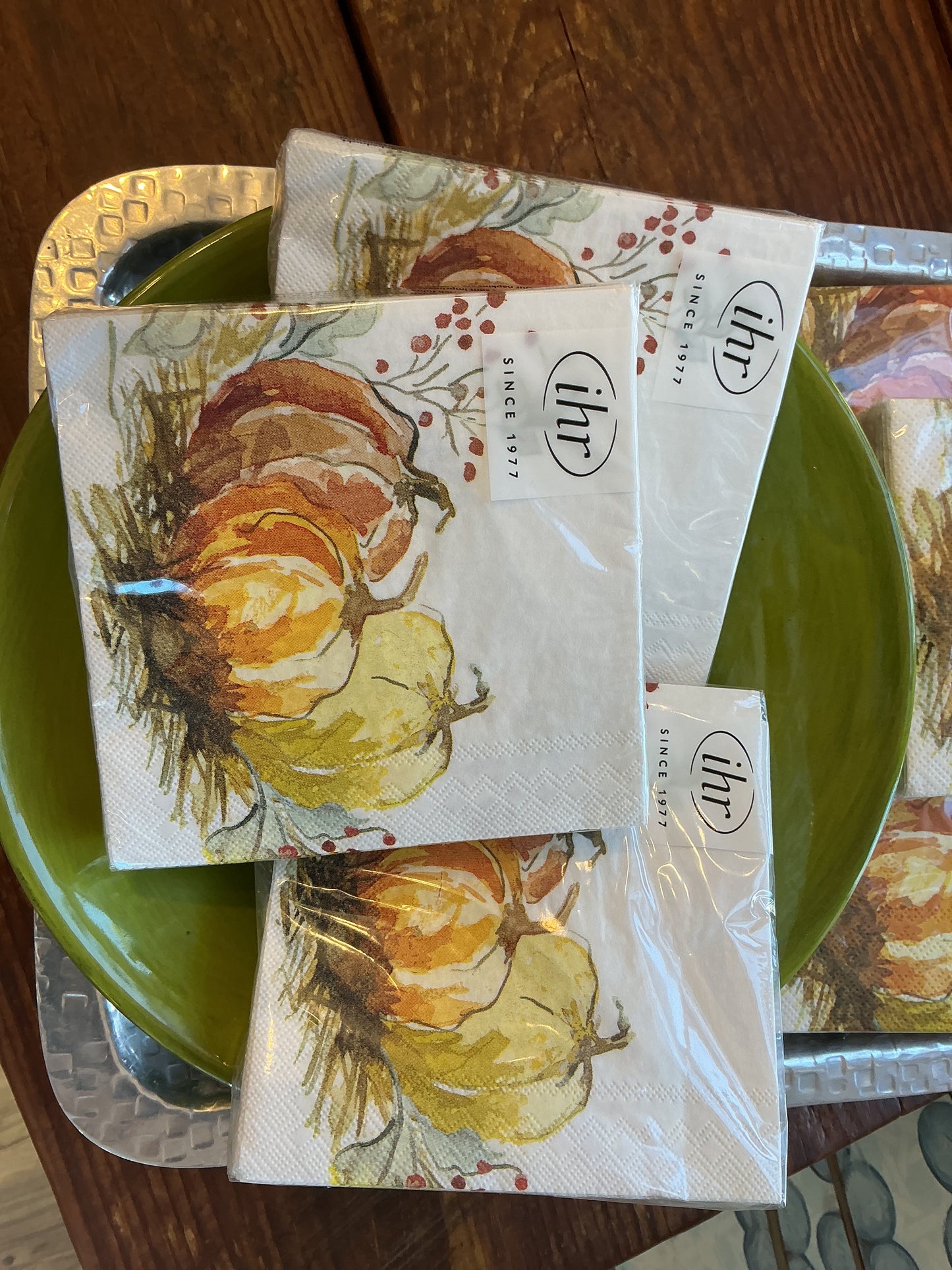 Pumpkin Cocktail Napkins