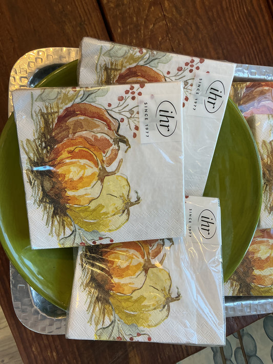 Pumpkin Cocktail Napkins