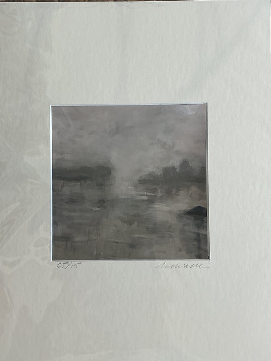 Lisa Wallace Water Series III Signed and Matted