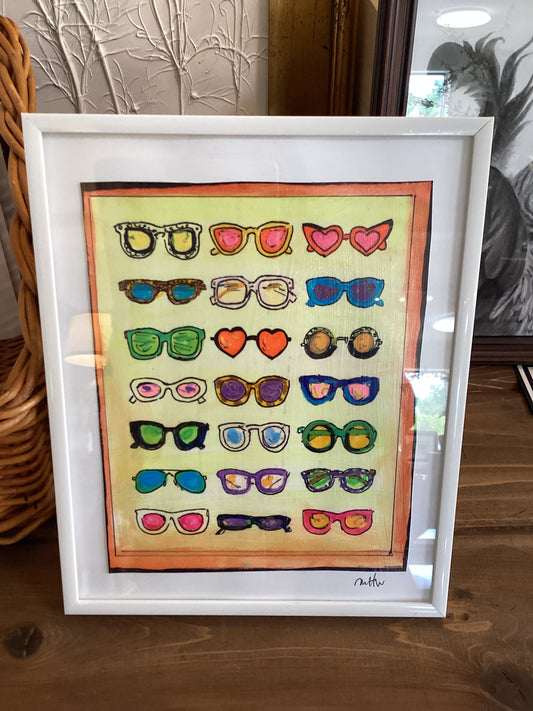 Sunglasses Original Framed by Mary Huston Wylie
