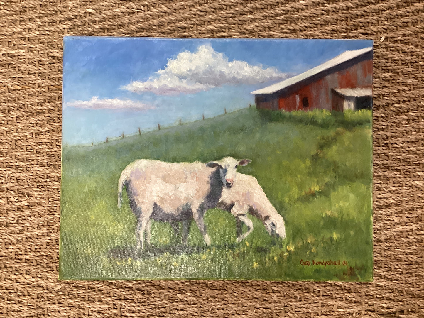 Sheep in the Pasture by Carol Howdyshell