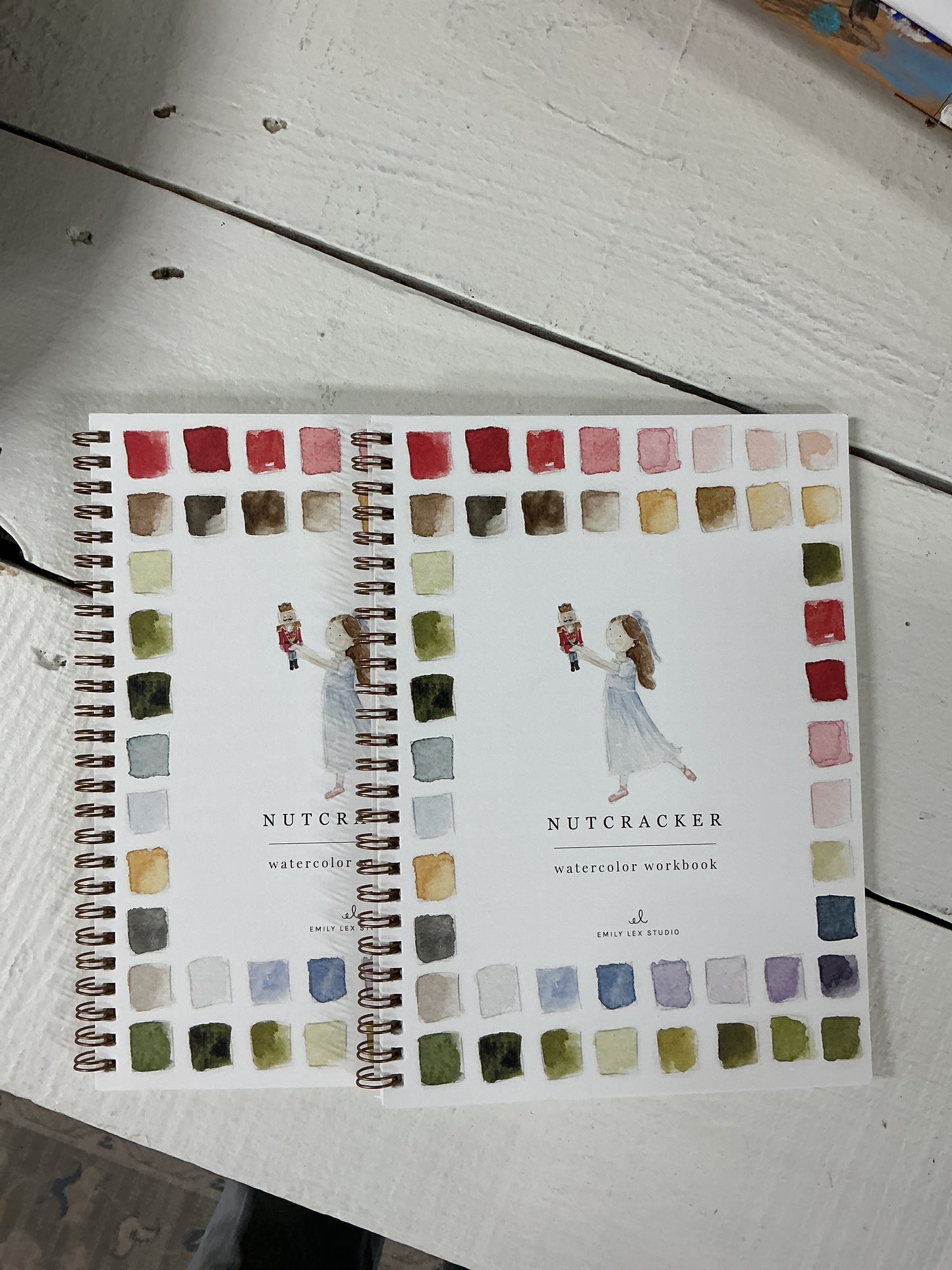 Emily Lex - Nutcracker watercolor workbook
