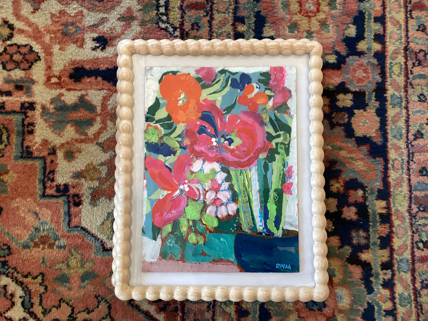 Collage Flowers III by Dinah Rhodes