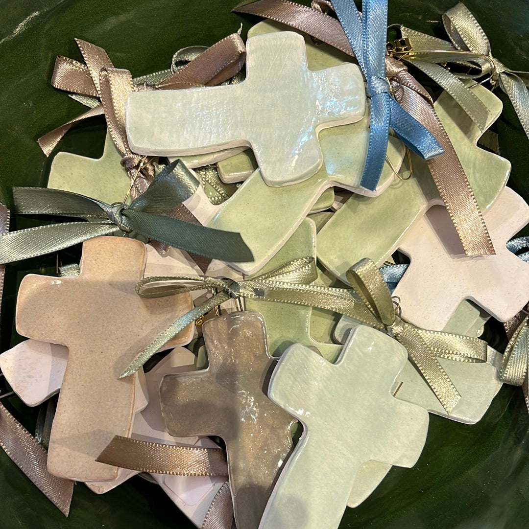 Ceramic Cross by Rebecca