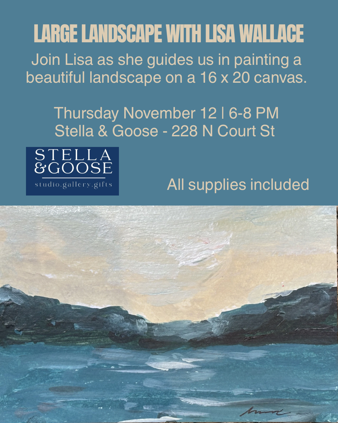 Adult Paint with Lisa Wallace November