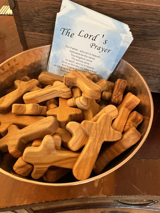 Olive wood cross