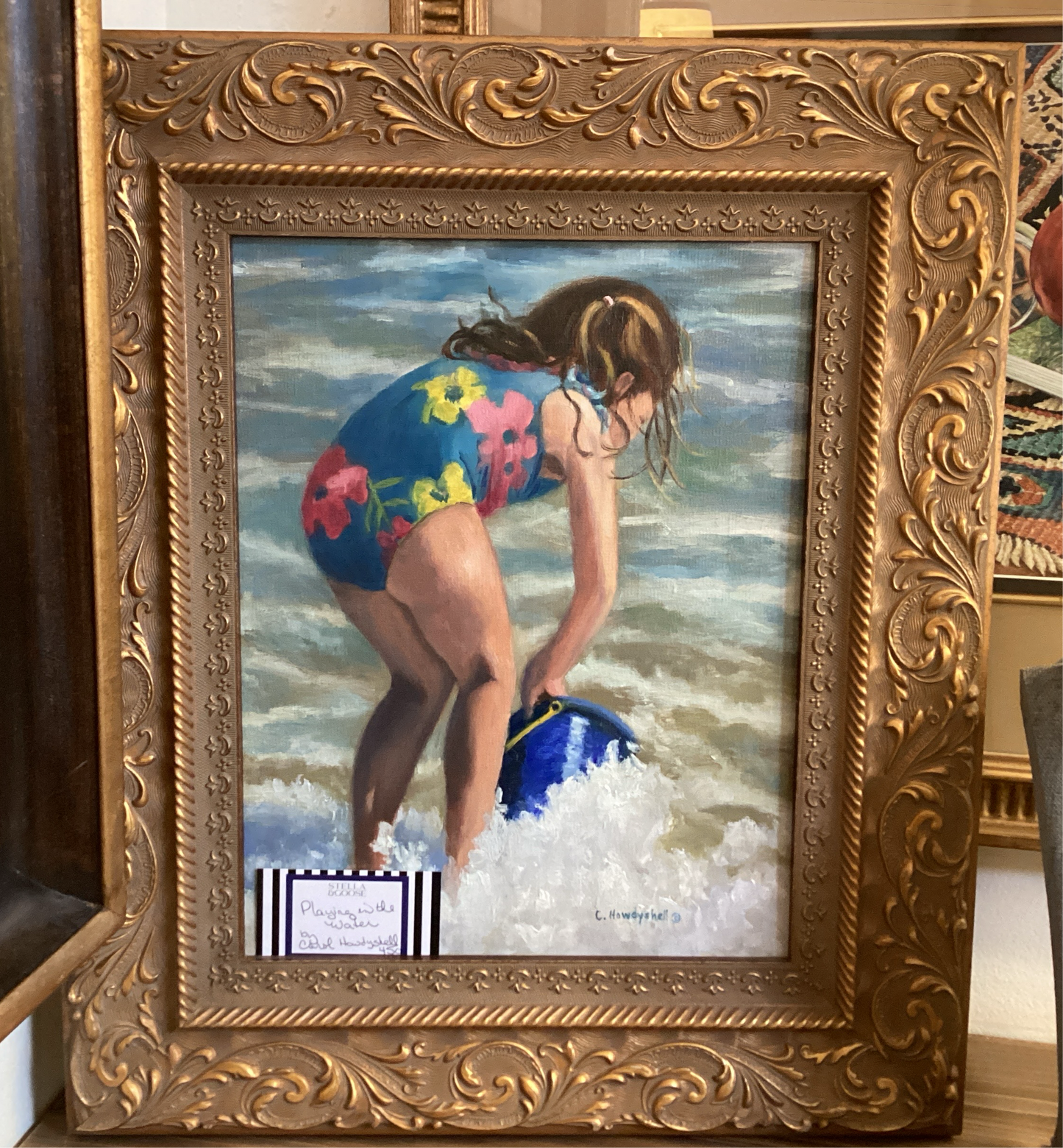 Girl on the Beach by Carol Howdyshell