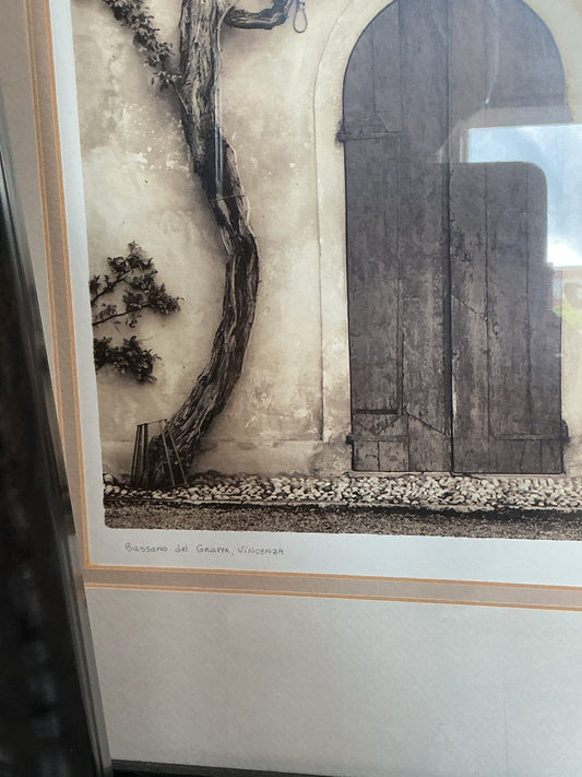 20x20 Framed Photograph Bassano del Grappa, Italy