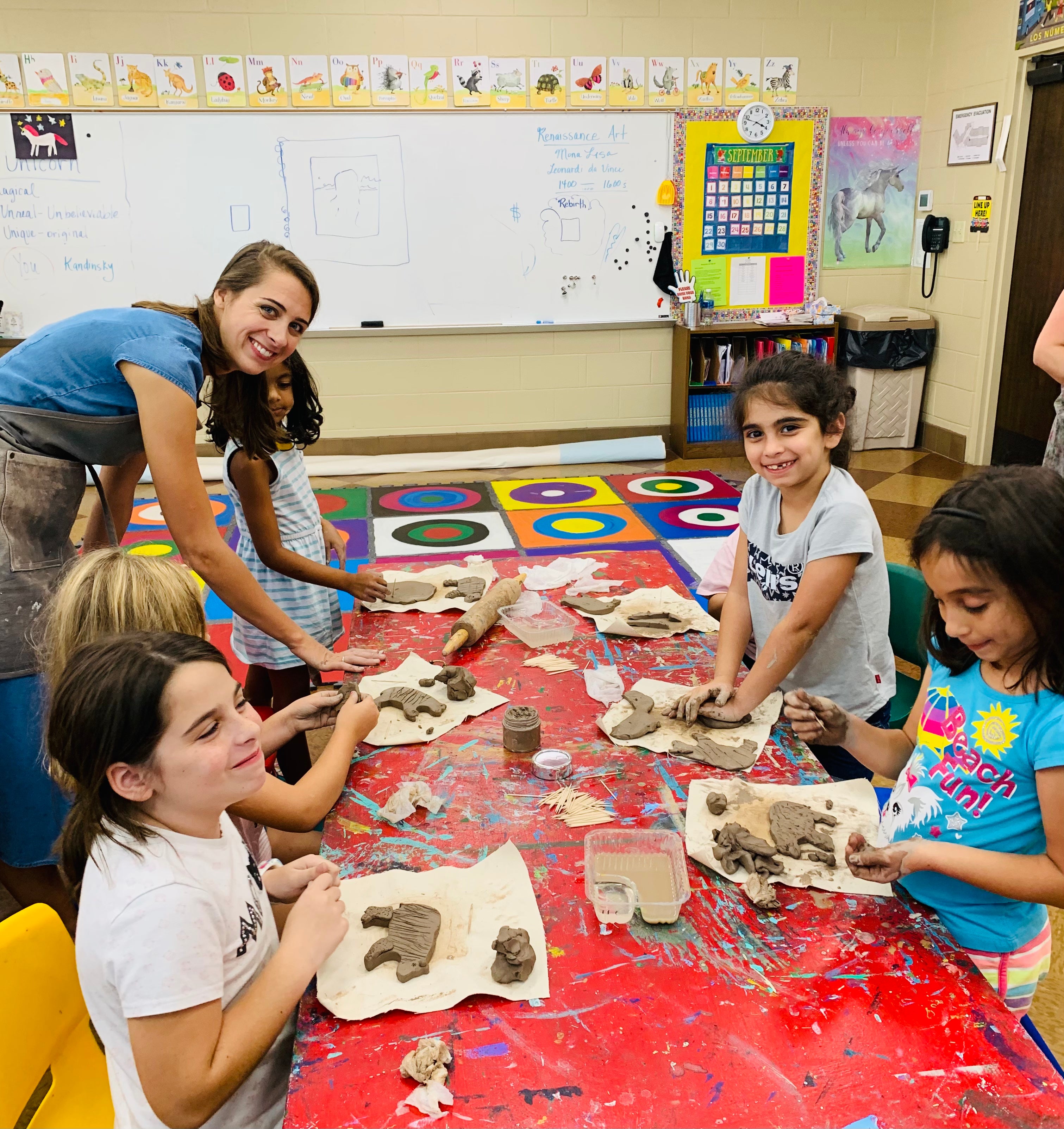 Children’s painting and ceramic classes
