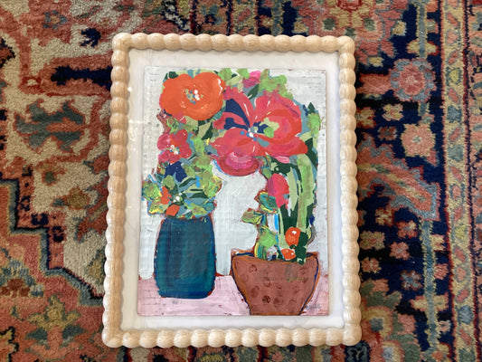 Collage Flowers II by Dinah Rhodes