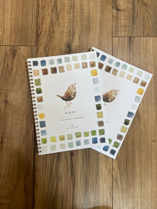 Emily Lex Birds Watercolor Workbook