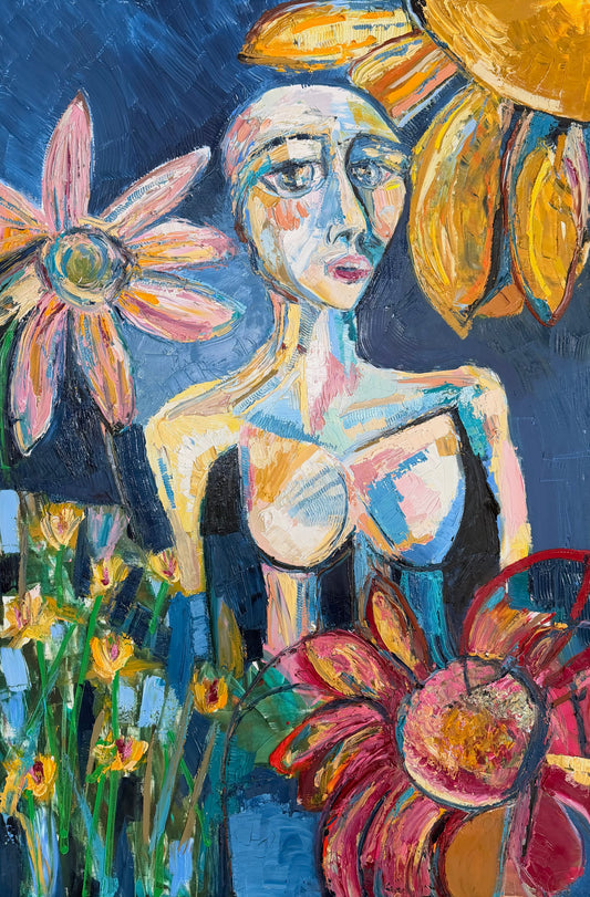 “Her Mother’s Daughter”, Painting by Jayne Jackson