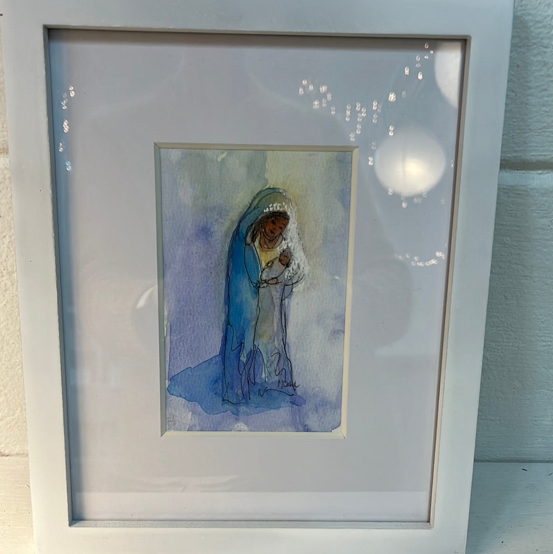 Blessed Mother and Child by Monica Dahl