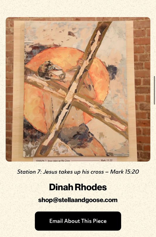 Station 7: Jesus takes up his Cross-Mark 15:20