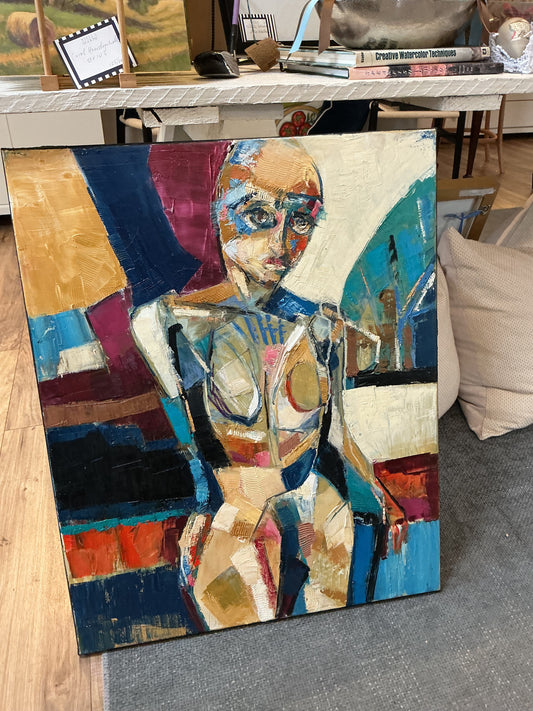 Not Her Father's Daughter
24X30
Mixed Media