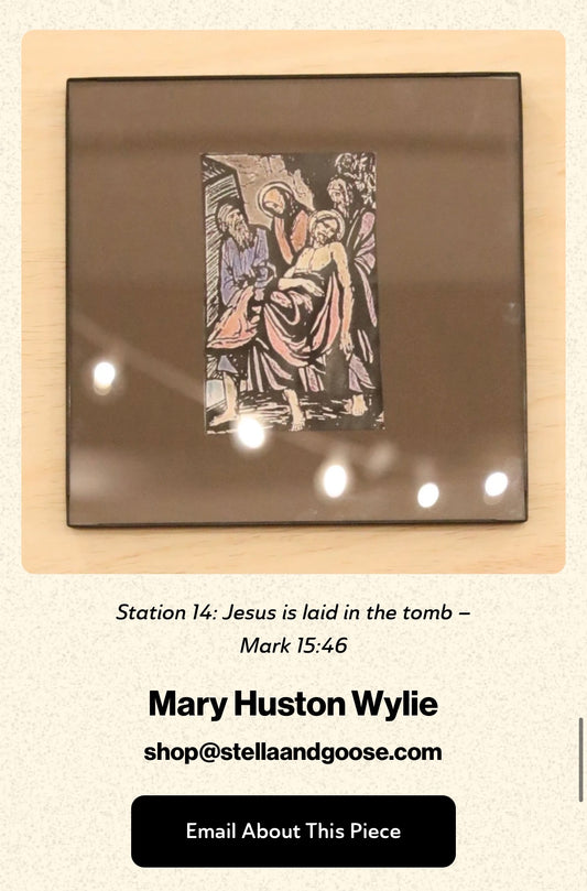 Station 14: Jesus is laid in the tomb Mark 15:46