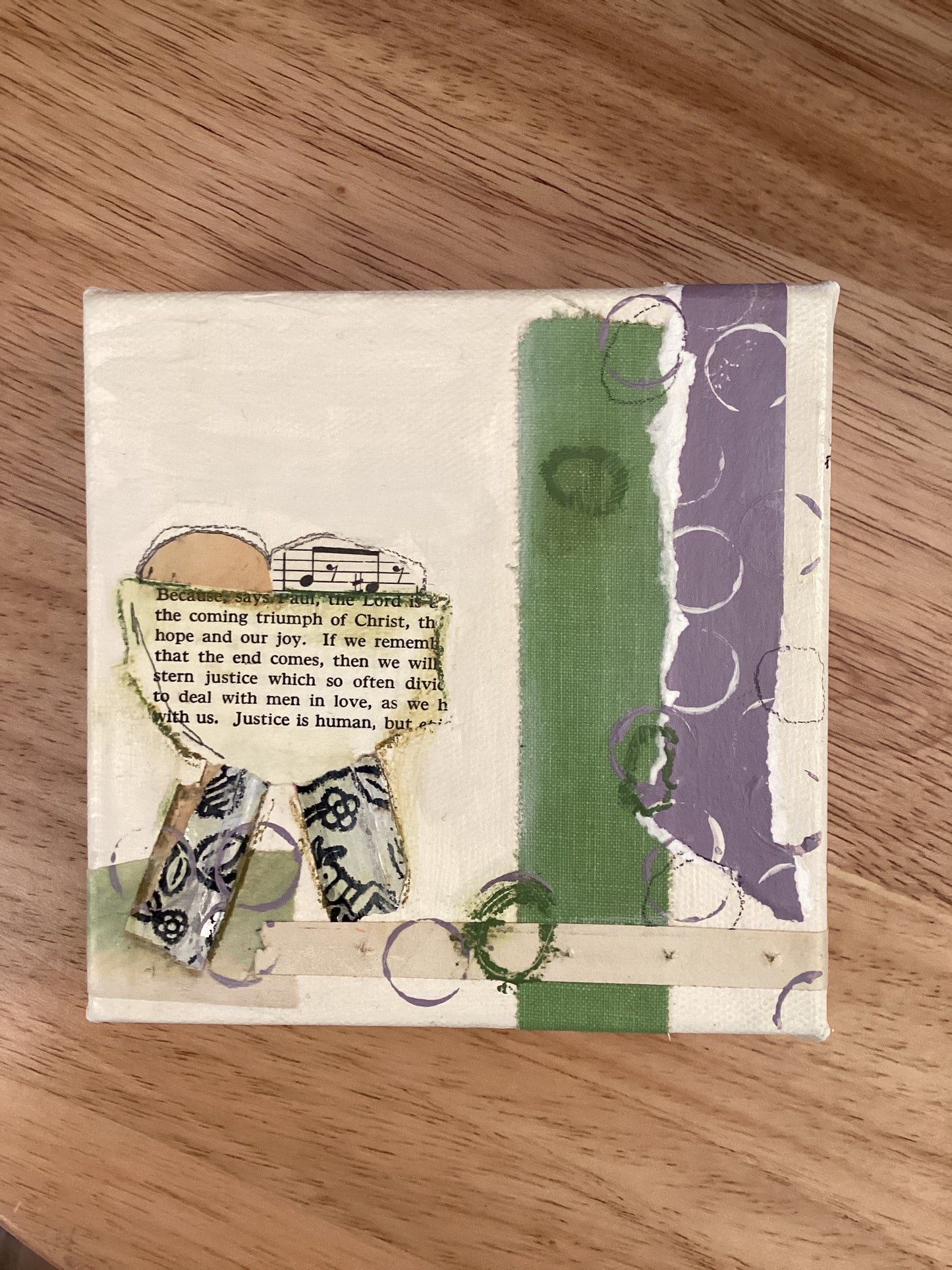 Small Nativity Mixed Media by Amy Black
