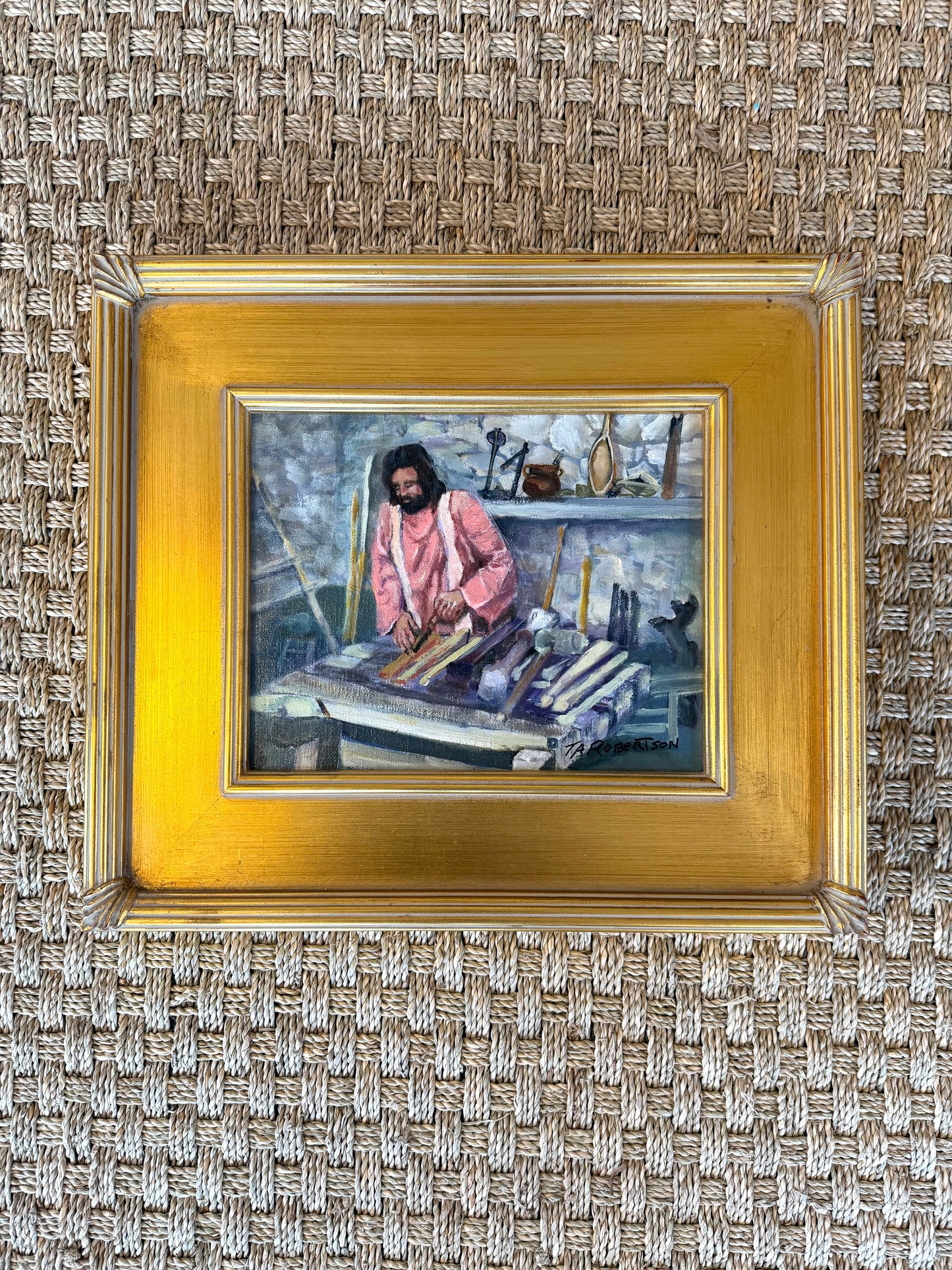 “The Lamb” Oil Painting by Terry TA Robertson