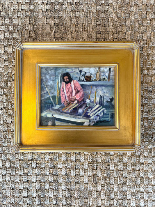 “The Lamb” Oil Painting by Terry TA Robertson