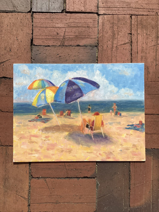 Beach Scene by Carol Howdyshell
